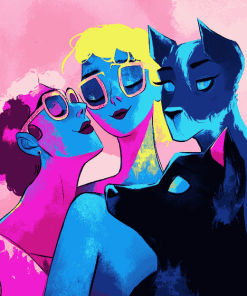 Vibrant Lore Olympus Animation Diamond Painting