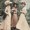 Victorian Ladies Elegance Diamond Painting