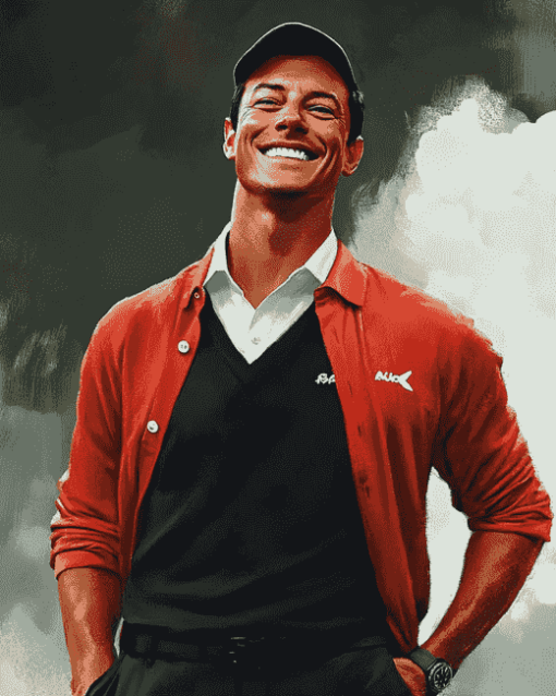 Viktor Hovland Golf Diamond Painting