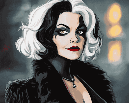 Villainous Cruella Movie Diamond Painting