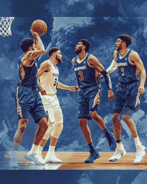 Villanova Basketball Stars Diamond Painting