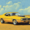 Vintage 1971 Roadrunner Diamond Painting