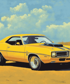 Vintage 1971 Roadrunner Diamond Painting