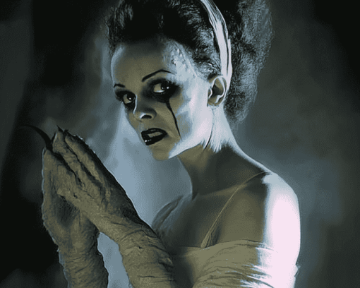 Vintage Bride Of Frankenstein Diamond Painting