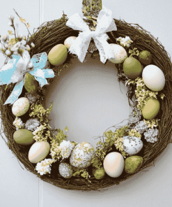 Vintage Easter Wreath Diamond Painting