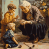 Vintage Grandma Moments Diamond Painting