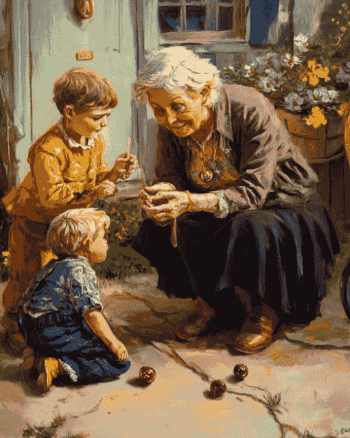 Vintage Grandma Moments Diamond Painting