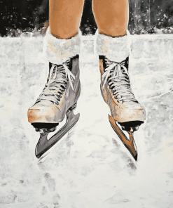 Vintage Ice Skating Diamond Painting