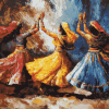 Vintage Indian Dance Diamond Painting