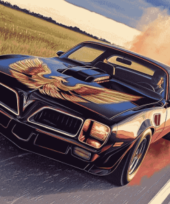 Vintage Pontiac Firebird Diamond Painting