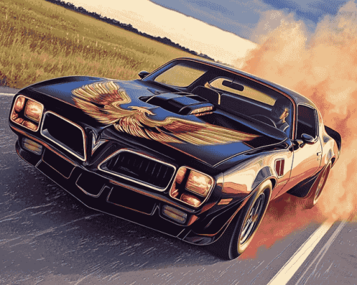 Vintage Pontiac Firebird Diamond Painting