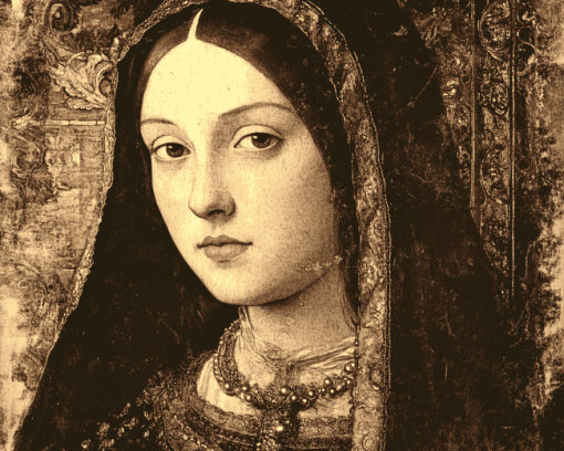 Vintage Queens Catherine Of Aragon Diamond Painting