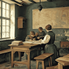 Vintage School Room Diamond Painting