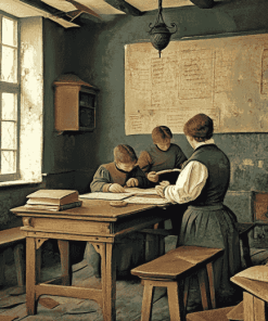 Vintage School Room Diamond Painting