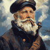 Vintage Sea Captain Diamond Painting