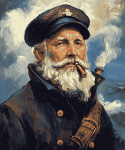 Vintage Sea Captain Diamond Painting