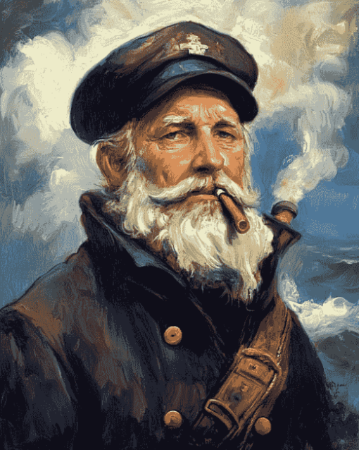 Vintage Sea Captain Diamond Painting