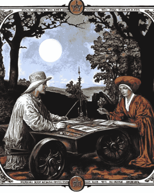 Vintage Tarot Cars Diamond Painting