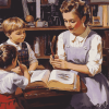 Vintage Teacher Student Diamond Painting