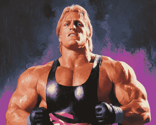 WWE Owen Hart Wrestler Diamond Painting