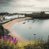 Wales Tenby Harbour Landscape Diamond Painting