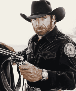 Walker Texas Ranger Movie Diamond Painting