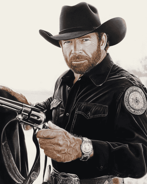 Walker Texas Ranger Movie Diamond Painting