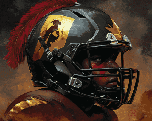 Washington Commanders Helmet Diamond Painting