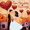 Wedding Romance Hearts Diamond Painting