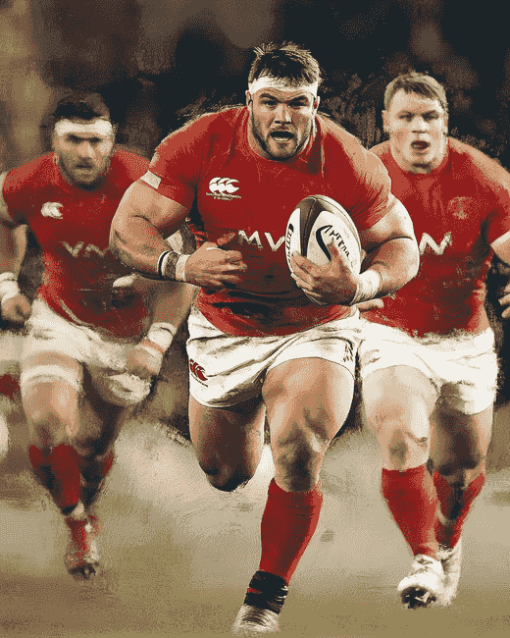 Welsh Rugby Stars Diamond Painting