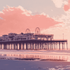 West Pier Brighton Seaside Diamond Painting