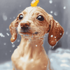 Wet Dog Delight Diamond Painting