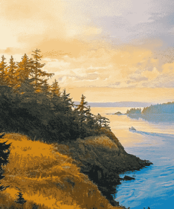 Whidbey Island Coastlines Diamond Painting