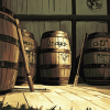 Whiskey Barrel Animation Diamond Painting