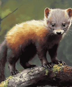 Wild Marten Animal Diamond Painting