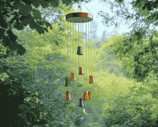 Wind Chimes Handmade Diamond Painting