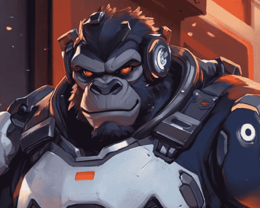 Winston Overwatch Video Game Diamond Painting