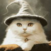 Wizard Cat Diamond Painting