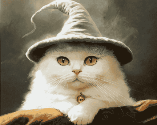 Wizard Cat Diamond Painting