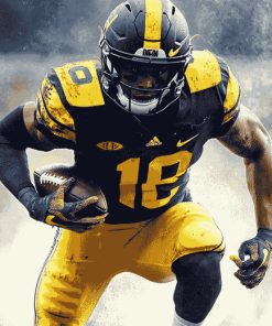 Wolverine Football Legend Diamond Painting