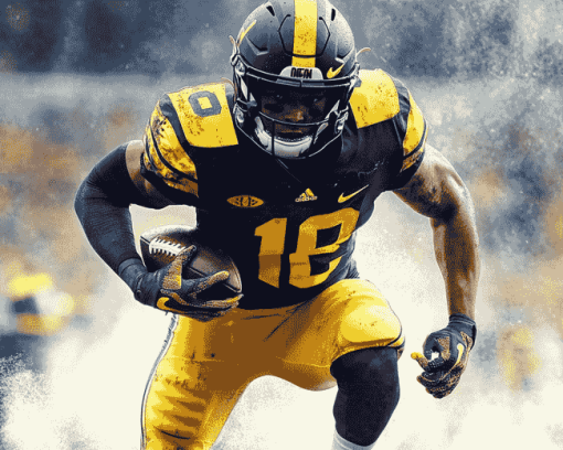 Wolverine Football Legend Diamond Painting