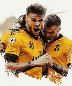 Wolves FC Football Diamond Painting