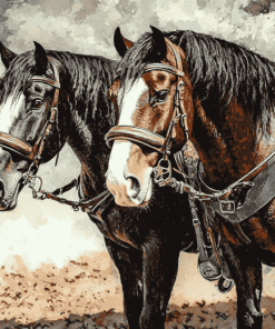 Workhorse Animal Diamond Painting