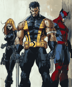 X-Force Superheroes Diamond Painting