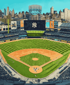 Yankee Stadium Landscape Diamond Painting