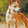 Yellow Carolina Dog Diamond Painting