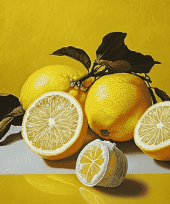 Yellow Lemons Fruit Diamond Painting