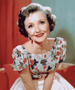 Young Betty White Portrait Diamond Painting