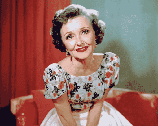 Young Betty White Portrait Diamond Painting