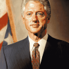 Young Bill Clinton Politician Diamond Painting